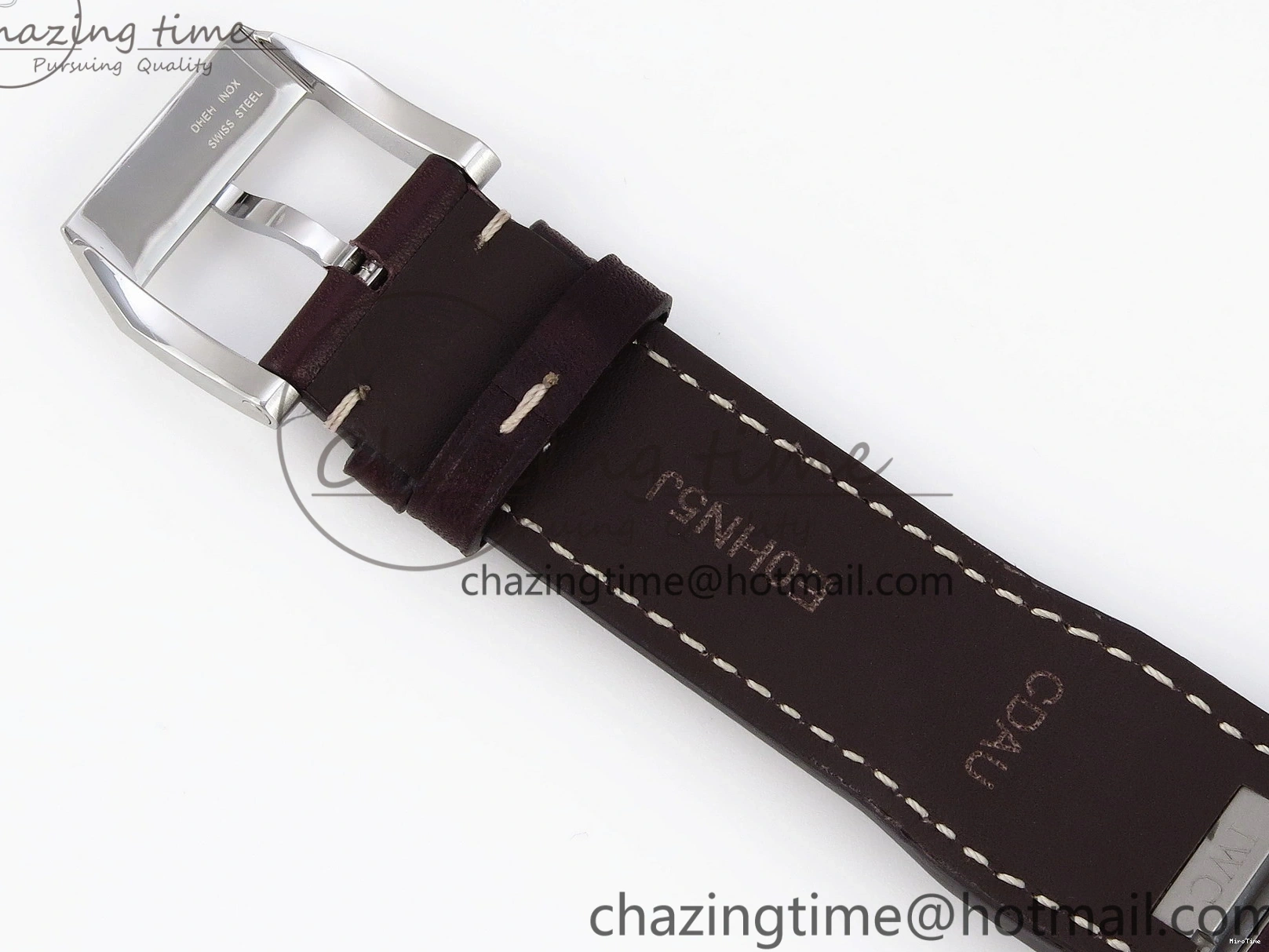 MIROTIME 0514 Pilot Mark XX IW328205 ZF 1:1 Best Edition Green Dial on Brown Leather Strap A UrbanStyle 7029